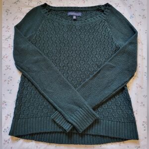 Aeropostale Forest Green Knit Sweater